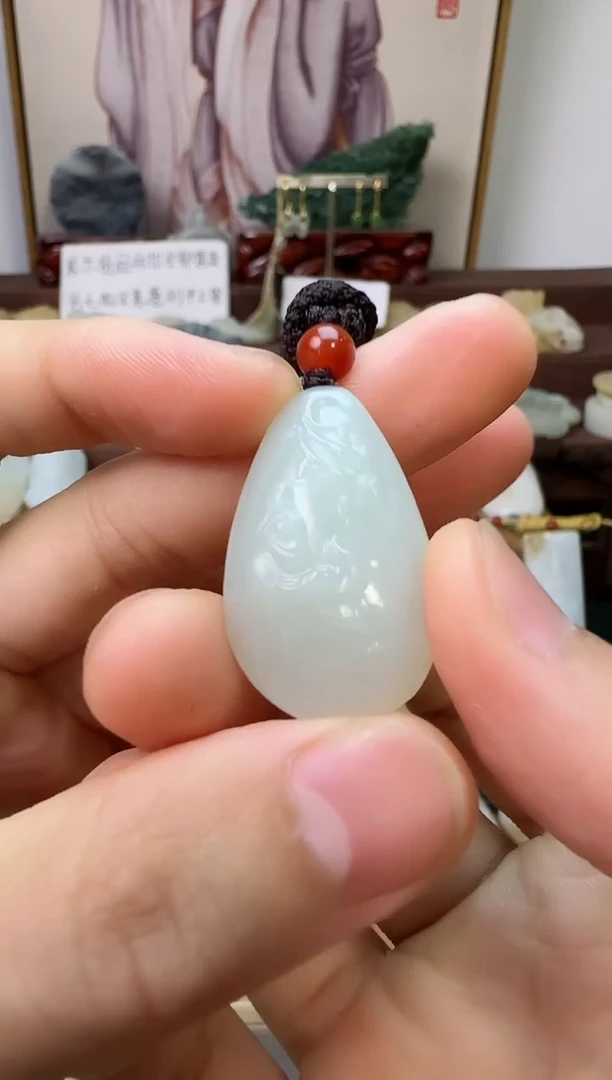 和田玉未镶嵌颈饰-**丶吊坠