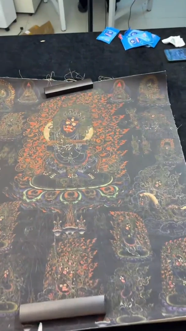 装裱画唐卡藏艺阁高端精美绘画作品TK16023