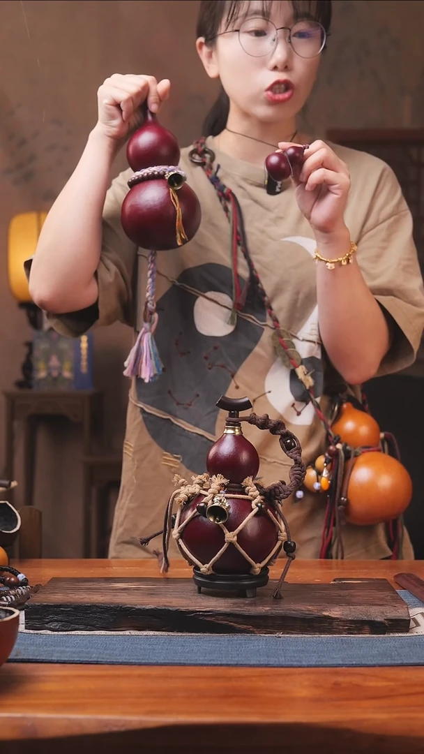 1406号链接精品大漆葫芦防腐防渗装水茶酒