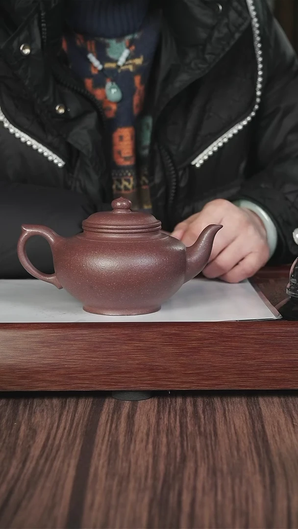 【闪购商品】紫砂茶壶千禧紫泥  笑樱