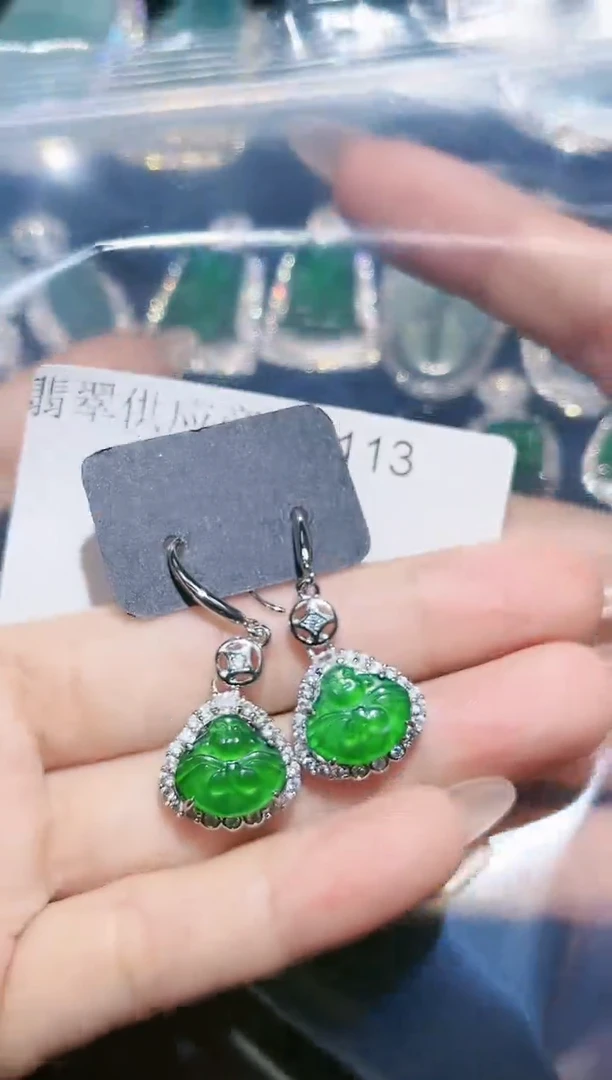 翡翠未镶嵌颈饰吊坠（赠链子）113