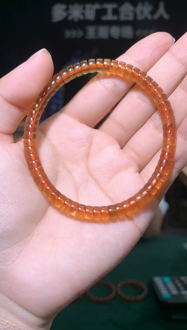 手串琥珀未镶嵌老王严选