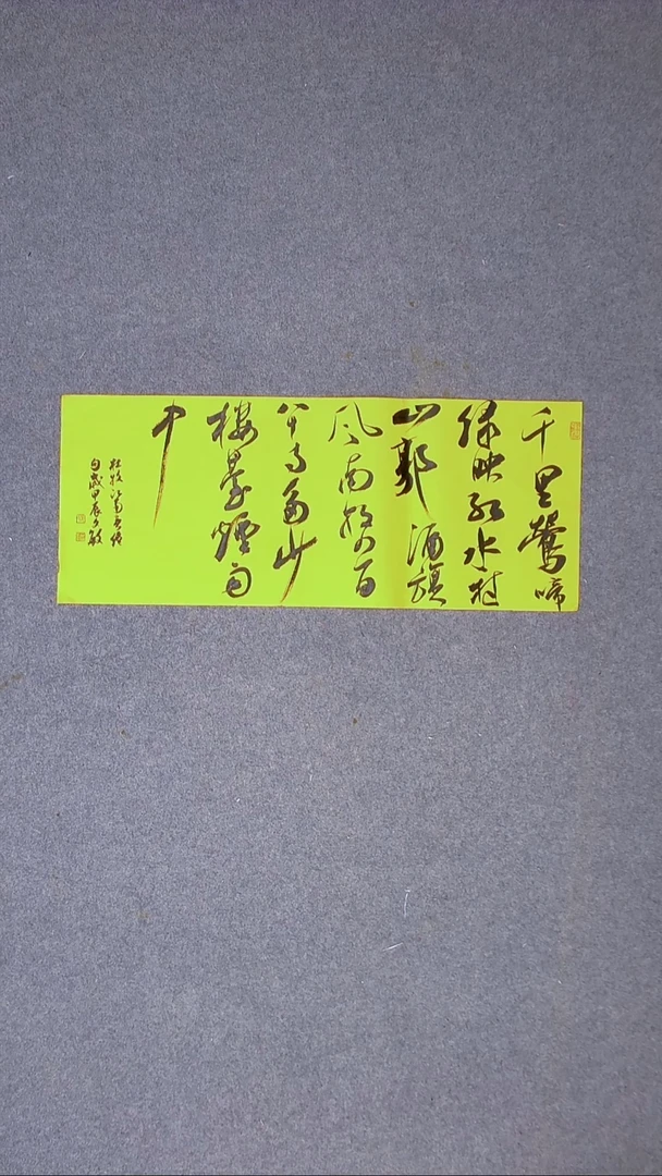 书法张文敏  江苏淮安69*30尺寸