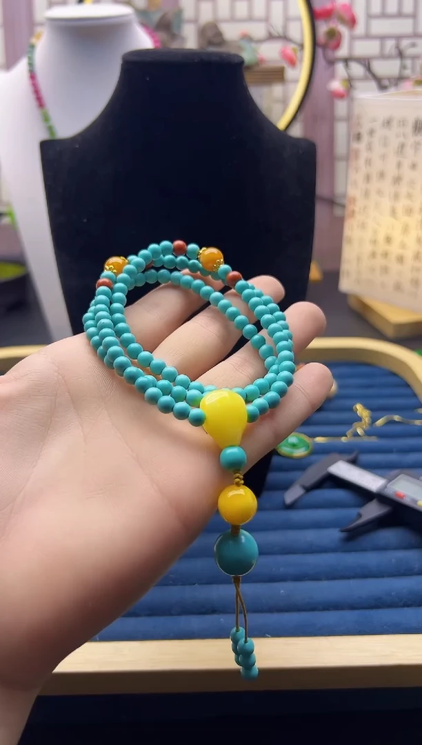 【闪购商品】玛瑙/玉髓颈饰14K金镶嵌S173