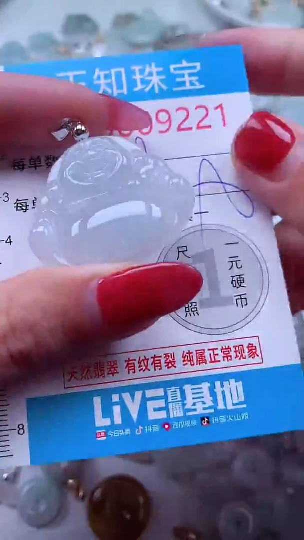 吊坠(不含链)未镶嵌翡翠9221
