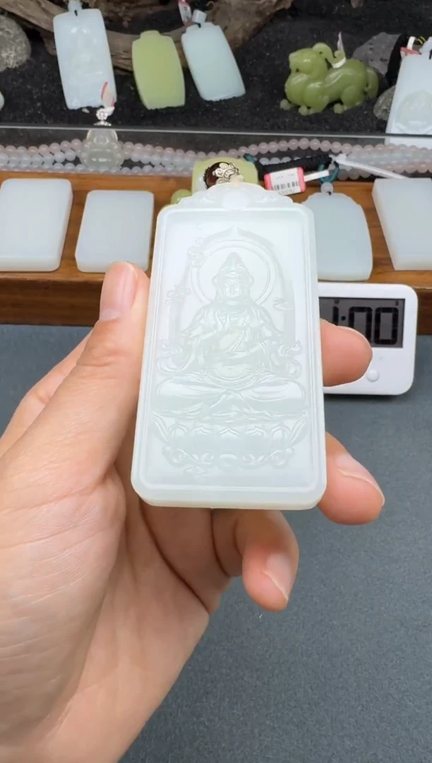 颈饰未镶嵌和田玉2