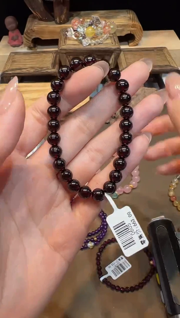 手链未镶嵌石榴石手饰@@0605