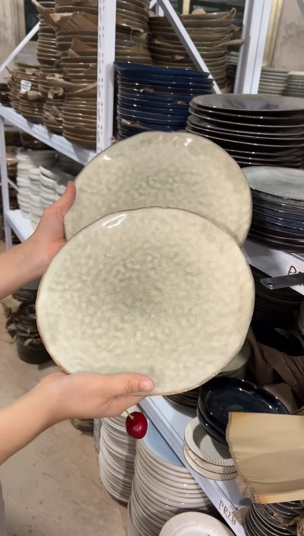 陶瓷外贸尾货瑕疵满20包邮X2大盘