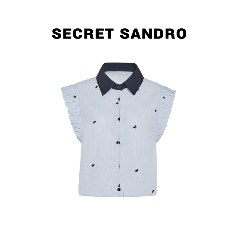 【蝴蝶结】Secret Sandro 楚楚  衬衫 C55209109N