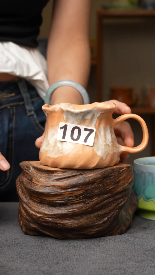 杯子107景德镇手创颜色釉杯（食品级）