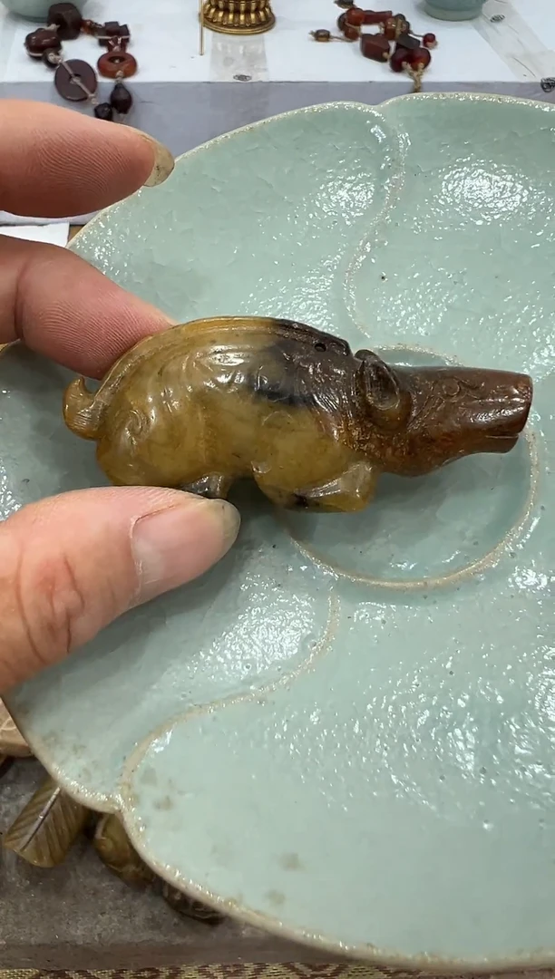 瓷片手工，手绘，陶瓷