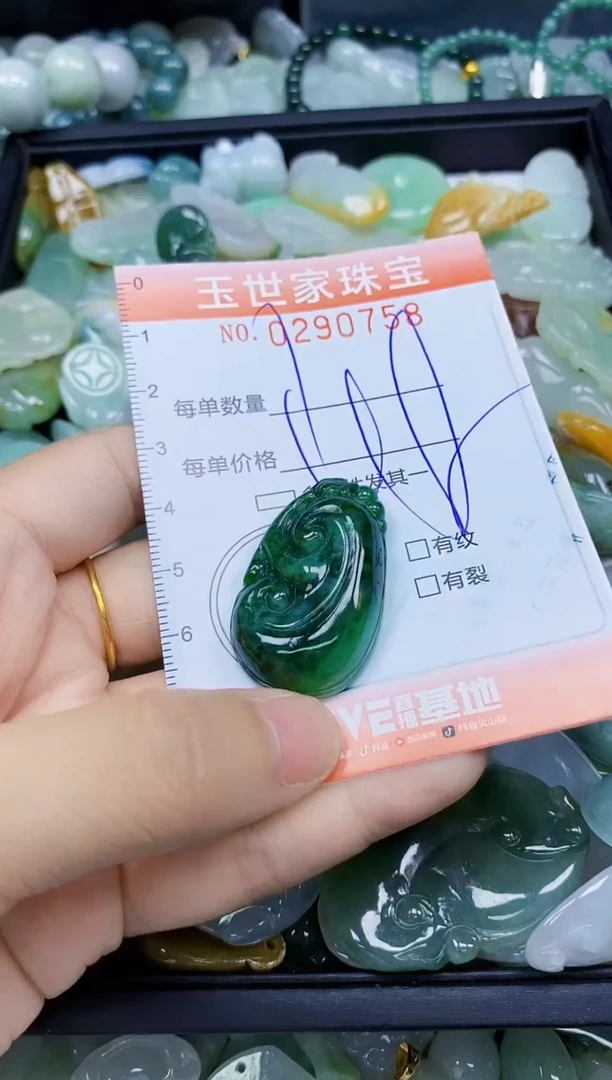 翡翠未镶嵌颈饰闪购0290758