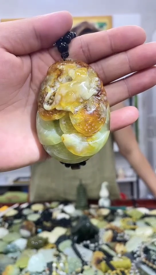 岫玉未镶嵌手把