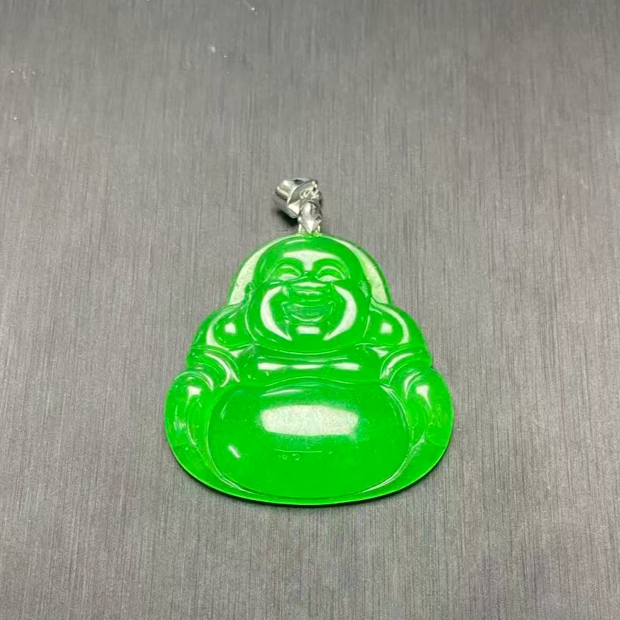 小白精选837精品满绿佛公吊坠