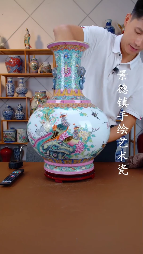 现代景德镇手工手绘陶瓷摆件80