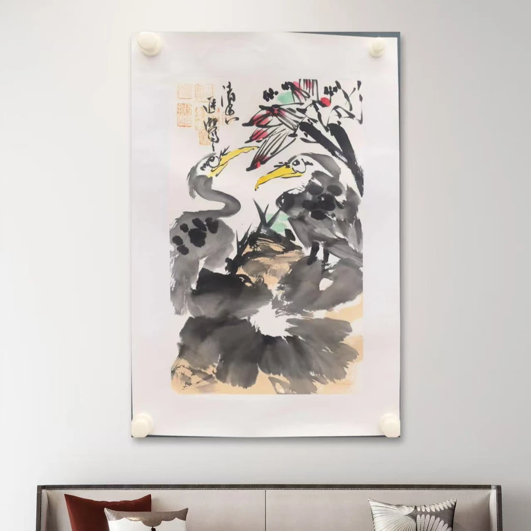 李进潮-手绘国画-花鸟-1平尺-客厅办公室挂画05