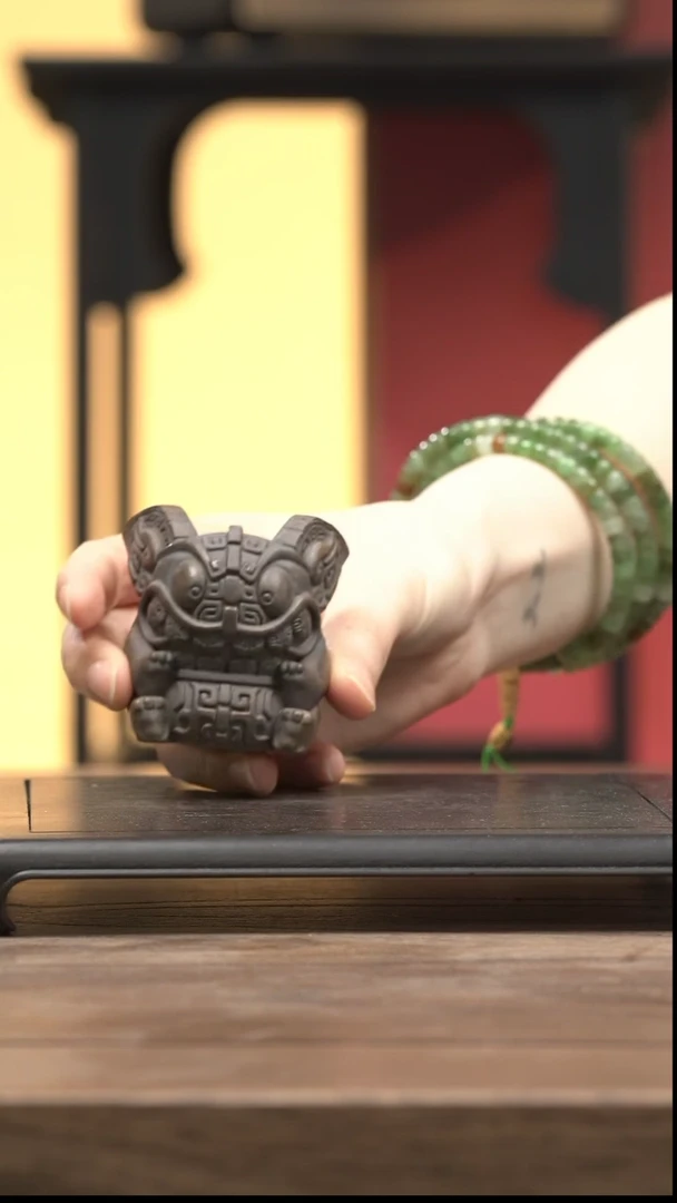 茶壶紫砂茶宠吞金兽