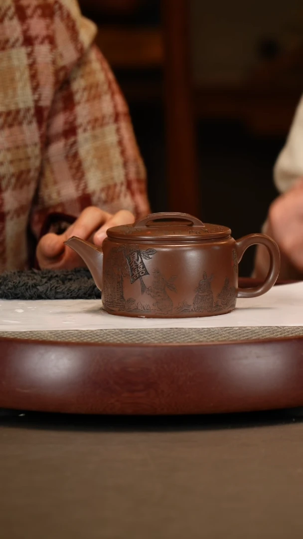 【闪购商品】紫砂茶壶【徐晓梅】紫泥汉瓦      300CC