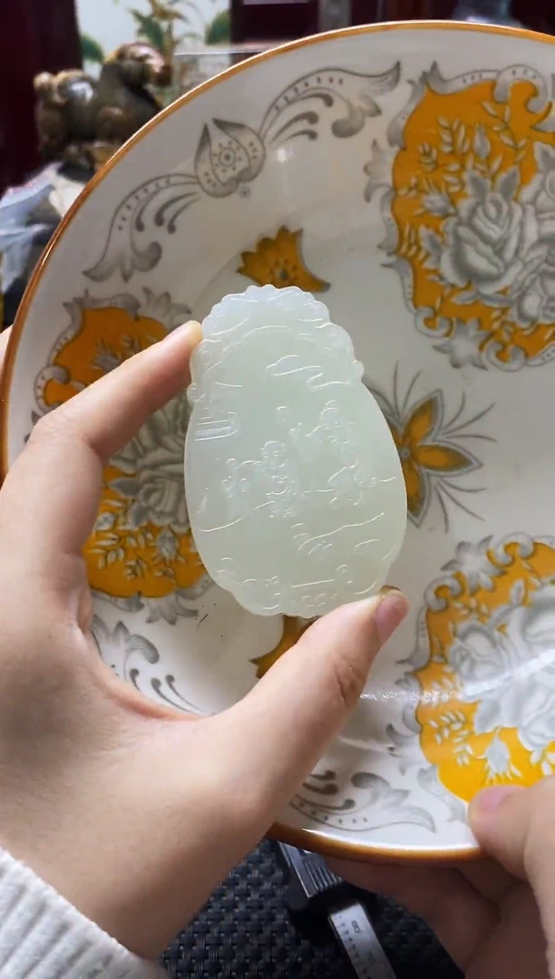 瓷片瓷片 瓷器 摆件 1个