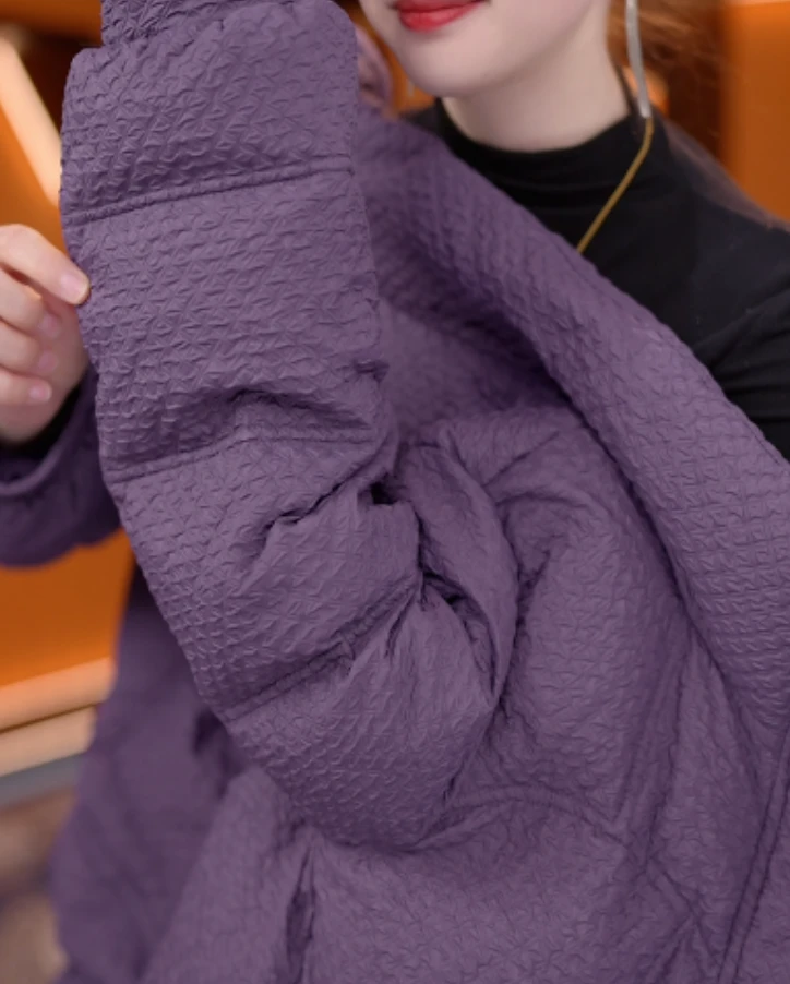 2024杭州正品专柜冬季上新高定修身气质减龄保暖羽绒服ZF-R011