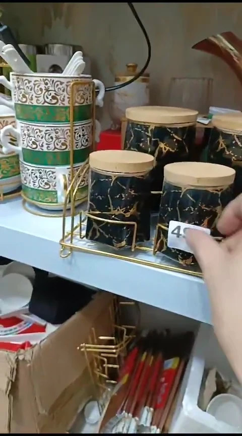 瓷497密封罐七件套微瑕