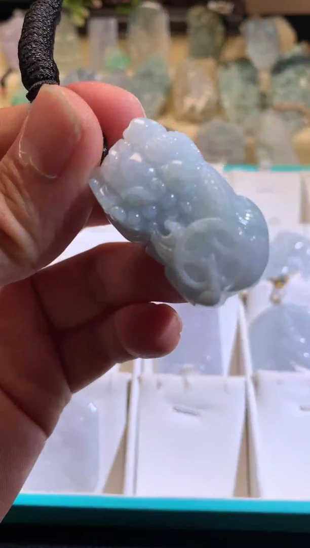 翡翠未镶嵌颈饰6/25/300