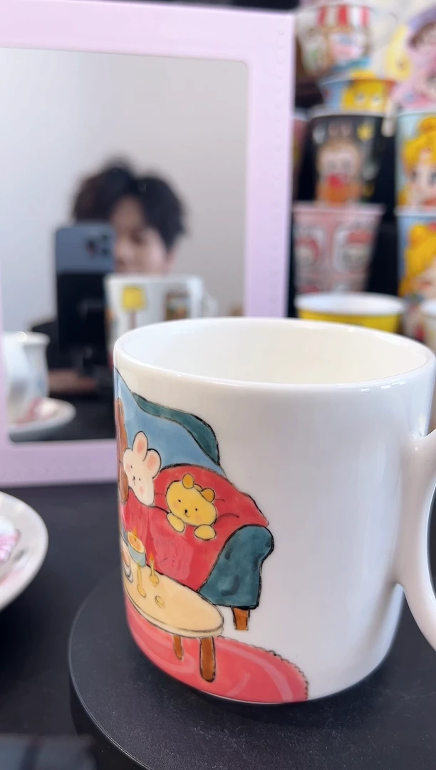 【闪购商品】摆件纯手工手绘陶瓷小杯杯