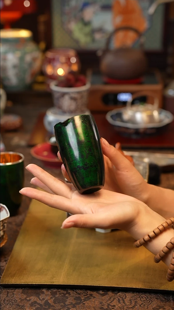 大漆公道杯 景德镇陶瓷福利款