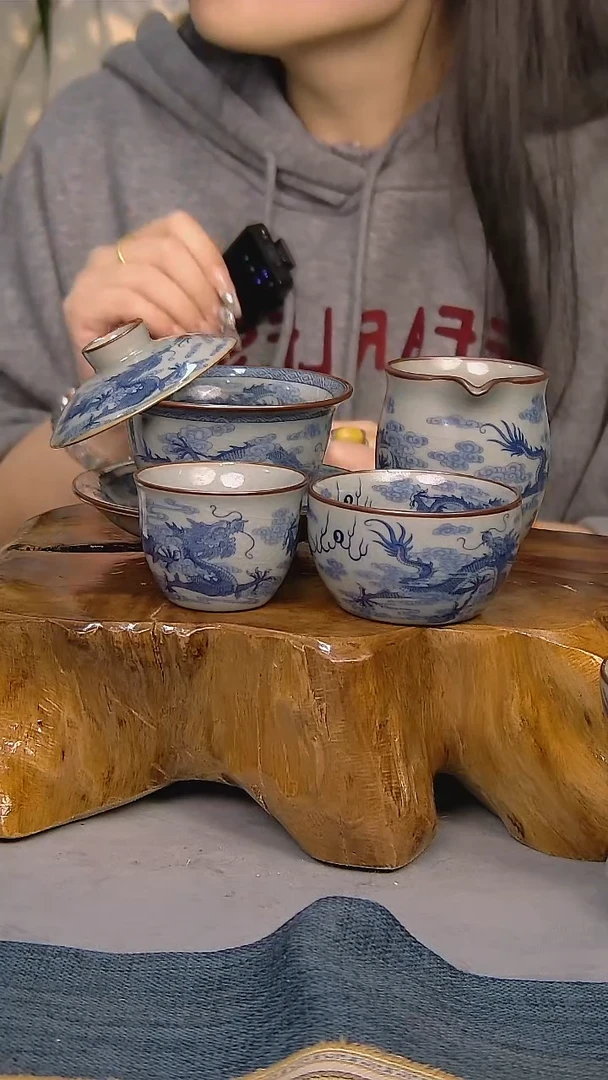 【闪购商品】4件套陶瓷茶具家用简装系列