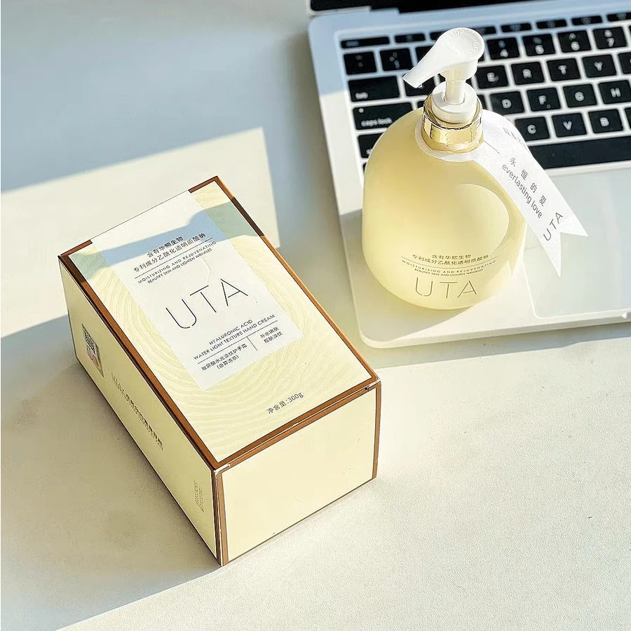 UTA玻尿酸水光淡纹护手霜补水留香香氛保湿嫩肤透明质酸柔顺水嫩
