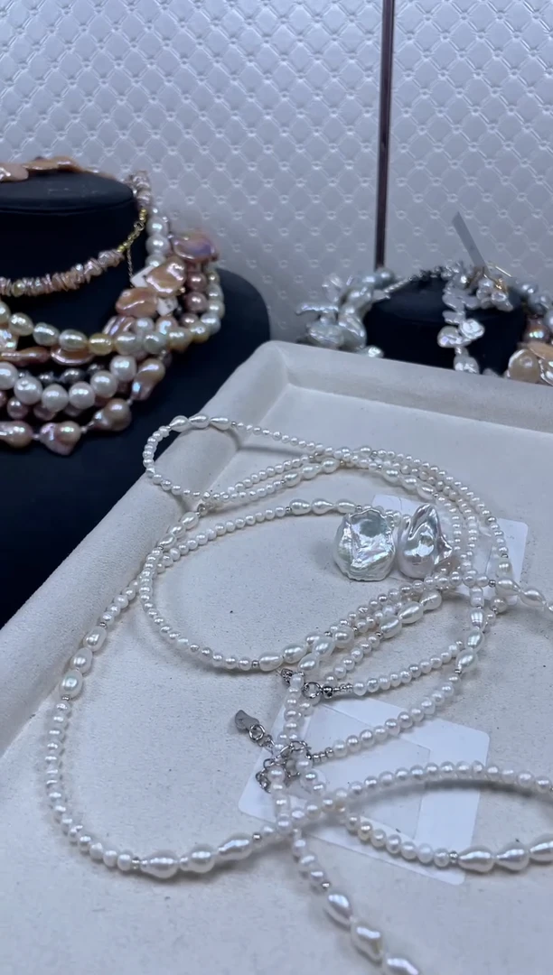 未镶嵌套装淡水珍珠【纯恬珍珠】