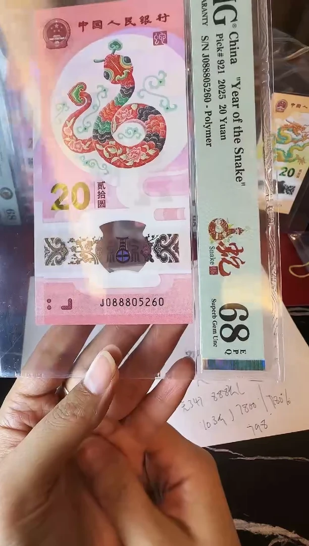 塑料2025 蛇钞 单张 088805260