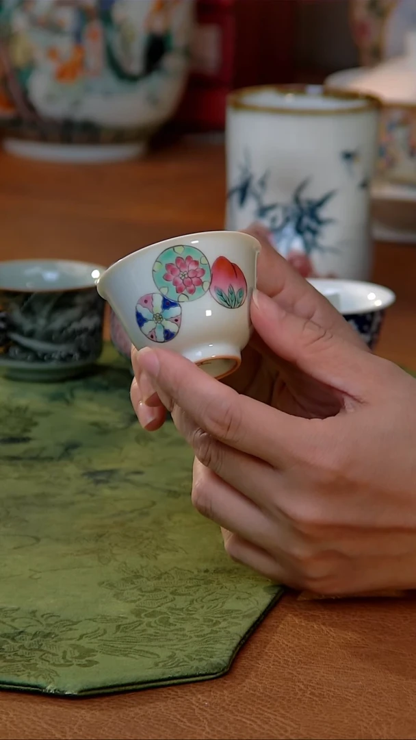 {质价比心选}粉彩玩玉底款