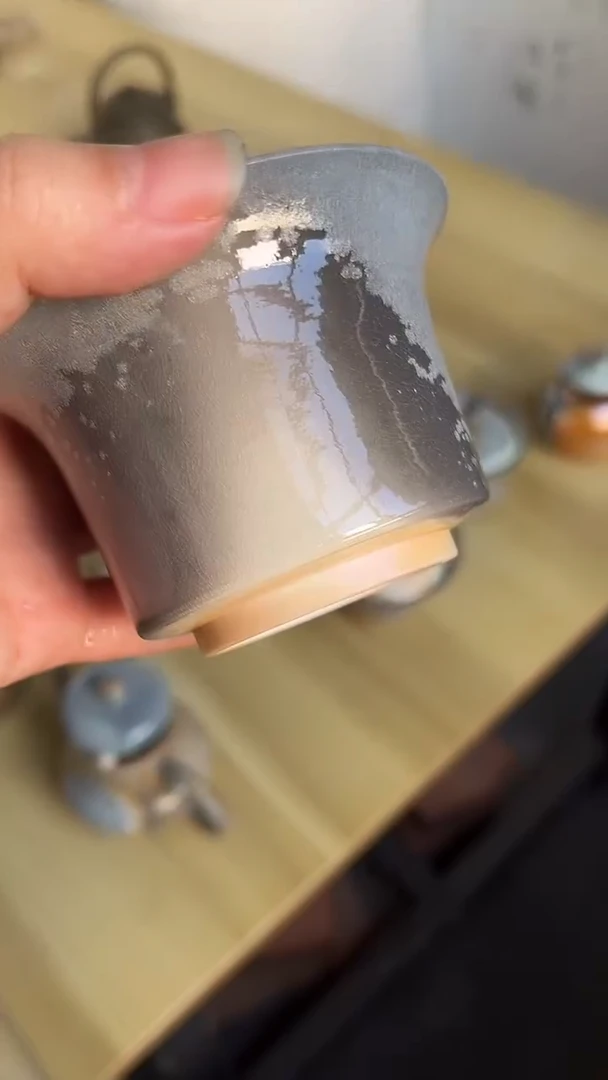 盖碗918号容量100-120ML高白泥