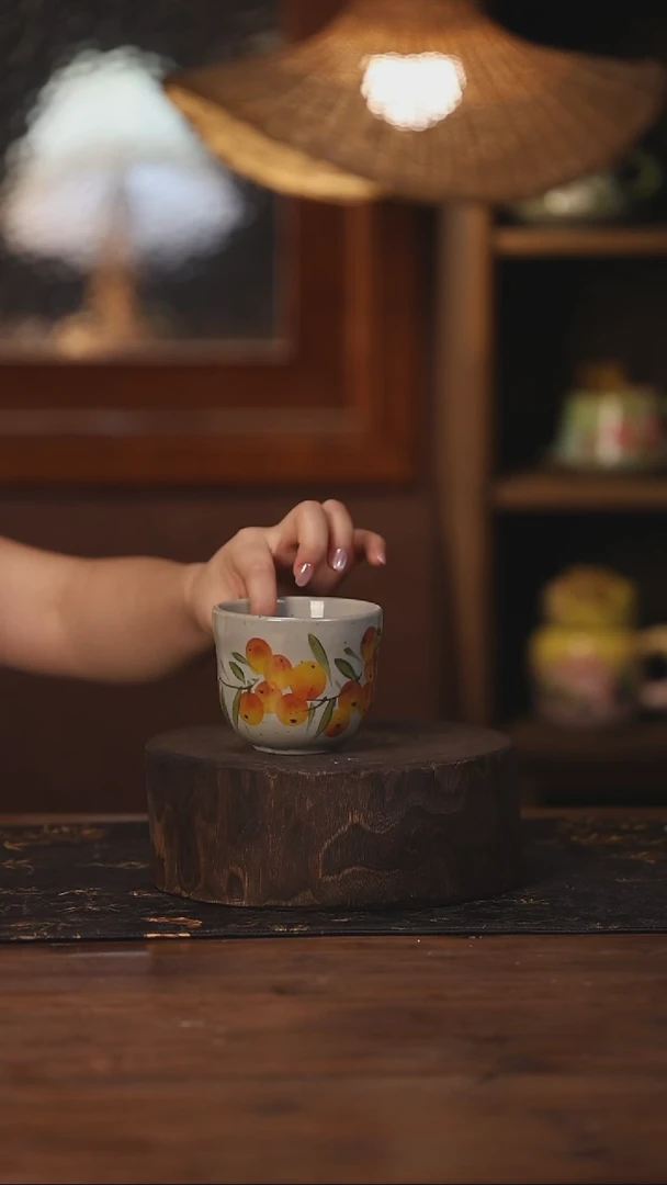 陶瓷景德镇高温釉下手绘陶瓷374