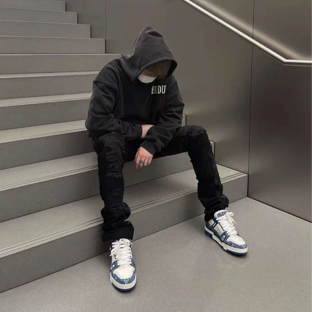 【海外购】轻奢皮面潮流时尚情侣百搭板鞋