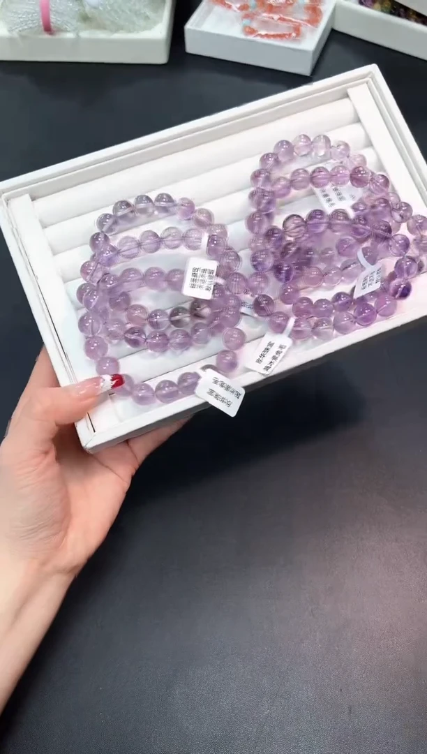 【闪购商品】水晶手串未镶嵌29A2多样性发其一1条11mm默认微瑕
