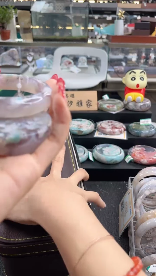 未镶嵌手镯石英质玉瑾圈口（赠品镯心）