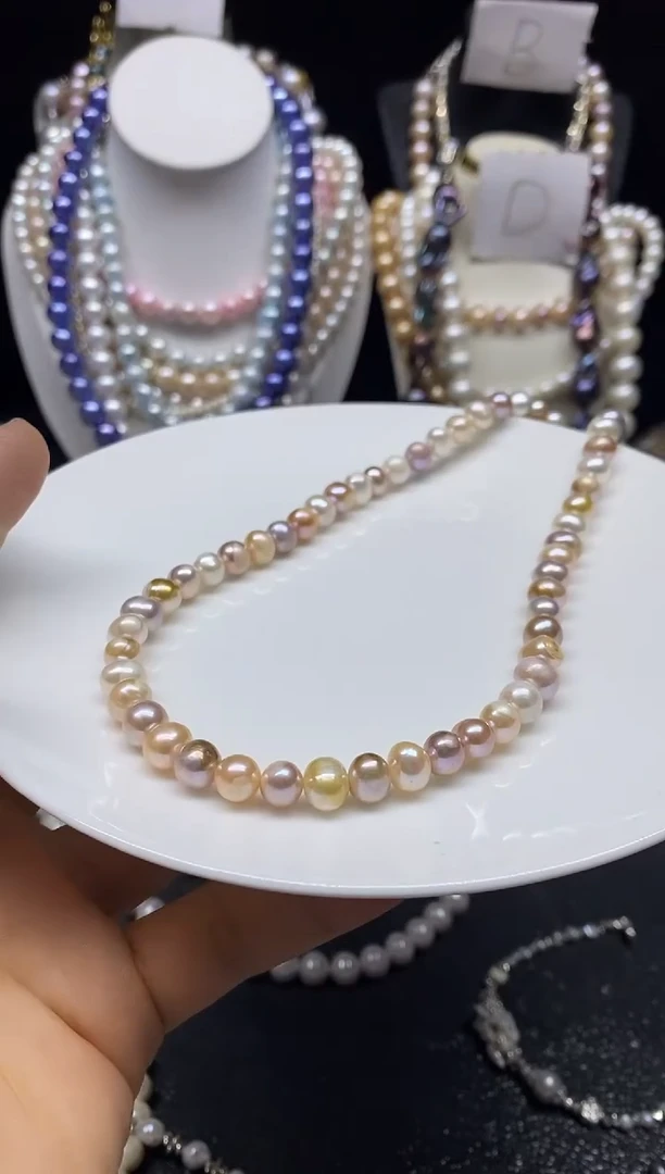 淡水珍珠未镶嵌颈饰多人