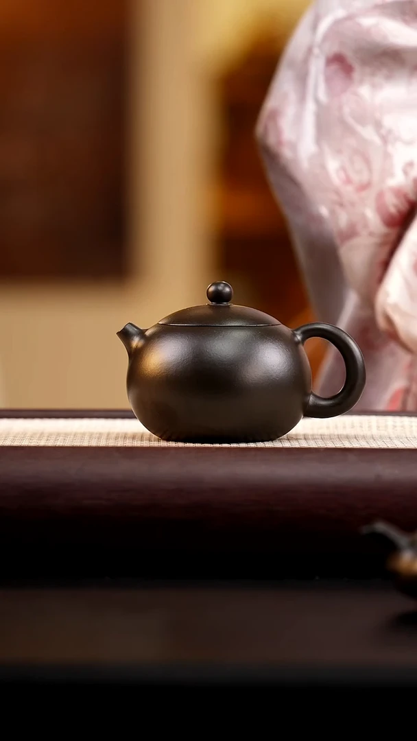 茶壶紫砂墨绿泥西施200cc