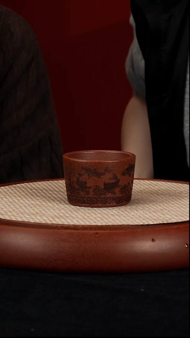 茶壶紫砂【k009】鱼杯宜兴紫砂