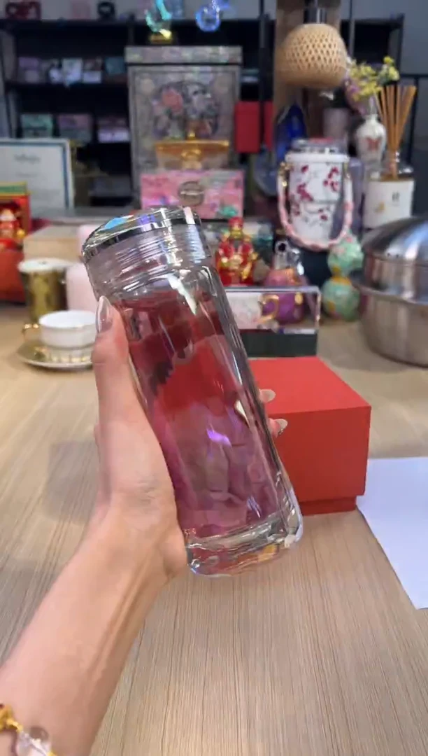144晶沁心炫彩水杯（大）