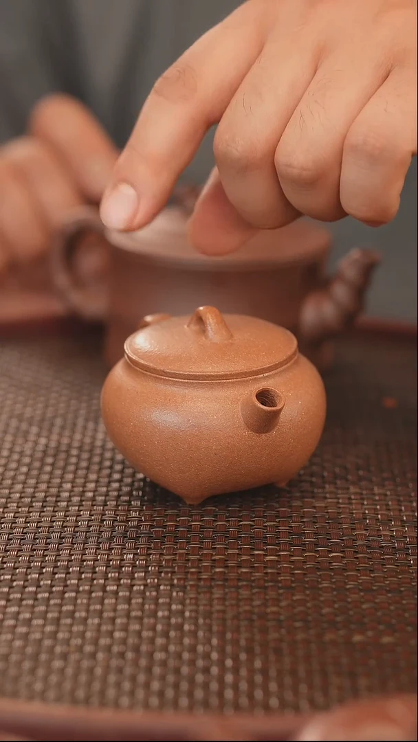 茶壶紫砂原矿手工制作微瑕 宽口