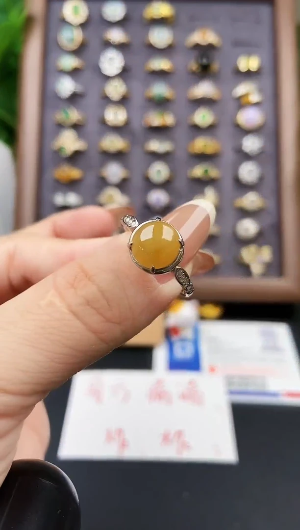 银S925镶嵌戒指翡翠02