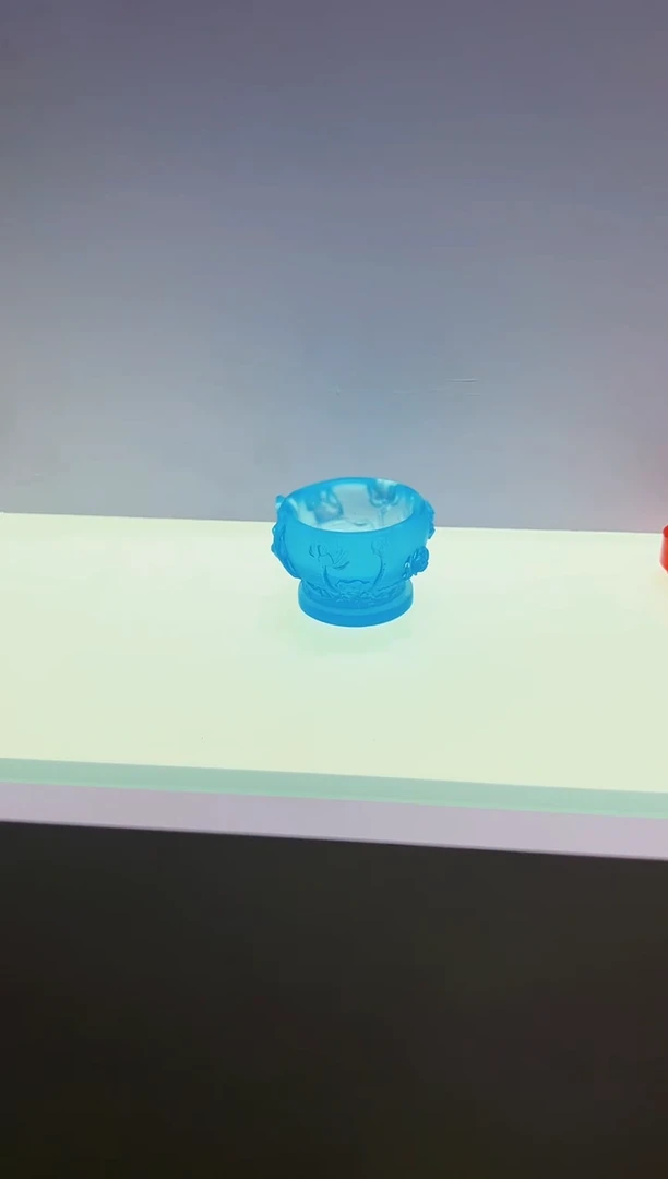 【闪购商品】泥塑古法琉璃烛台摆件