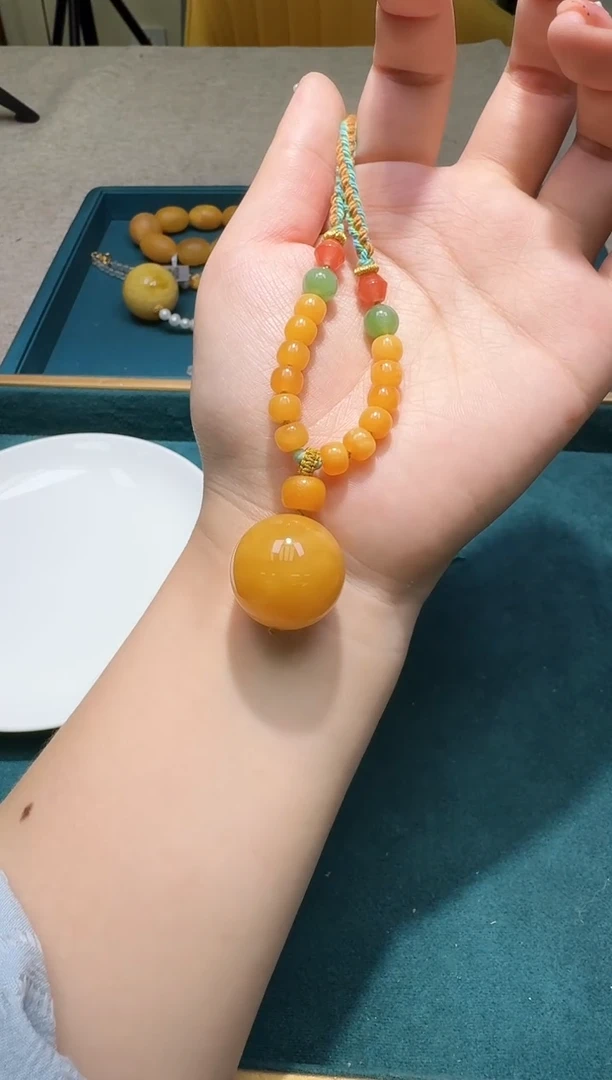 琥珀颈饰未镶嵌多样性发一件 590