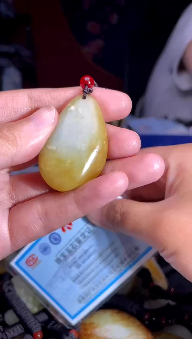 和田玉未镶嵌挂件1