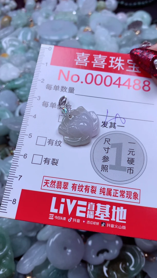 颈饰未镶嵌翡翠4488