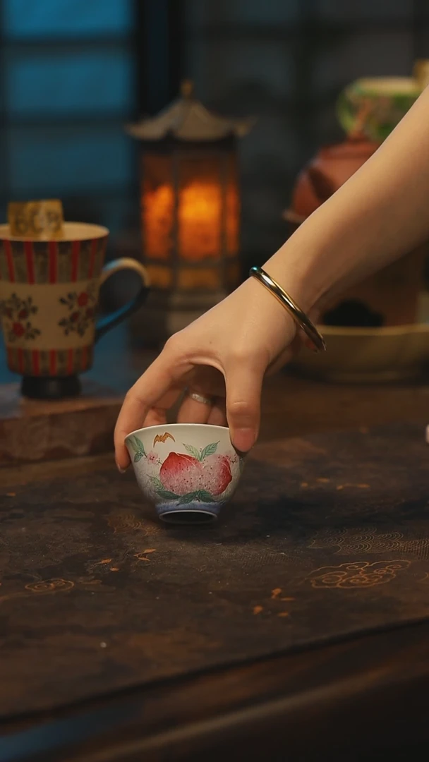 陶瓷景德镇高温釉下彩手工手绘款式