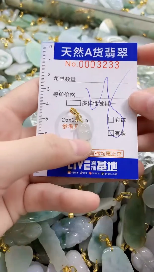 颈饰未镶嵌翡翠天然A货翡翠